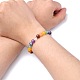 Mixed Gemstone Stretch Bracelets US-BJEW-Q667-04-4