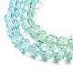 Transparent Glass Beads Strands US-GLAA-E036-07C-5