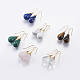 Natural/Synthetic Mixed Stone Dangle Earrings US-EJEW-P143-B-1