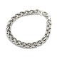 Trendy 304 Stainless Steel Wheat Chain Bracelets US-STAS-A028-B003P-1
