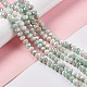 Faceted Electroplated Glass Beads Strands US-GLAA-C023-02B-2