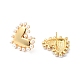 Rack Plating Brass with Acrylic Beads Stud Earrings for Women US-EJEW-G311-06G-2