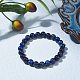 8.5mm Round Dyed Natural Tiger Eye Beads Stretch Bracelet for Girl Women US-BJEW-JB07152-01-2