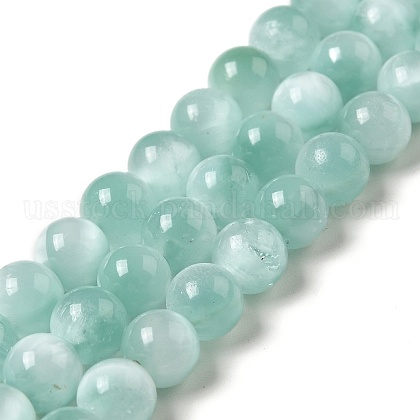 Natural Glass Beads Strands US-G-I247-31A-1