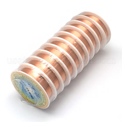 Round Copper Jewelry Wire US-CWIR-S002-0.2mm-03-1