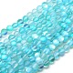 Synthetic Moonstone Beads Strands US-G-F142-6mm-03-1