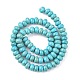 Synthetic Turquoise Beads Strands US-TURQ-G109-8x5mm-06-3