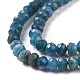 Faceted Rondelle Natural Apatite Bead Strands US-G-F289-48B-5
