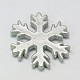 Silver Glitter Powder Acrylic Beads For Christmas US-X-MACR-S348Y-6-1