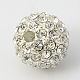 Alloy Rhinestone Beads US-RB-A034-12mm-A01S-2