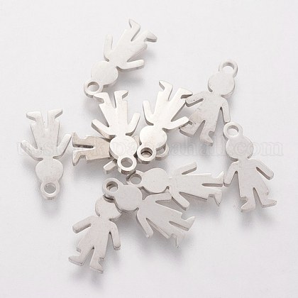 304 Stainless Steel Charms US-STAS-Q201-T127-1