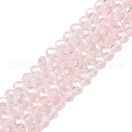 Electroplate Glass Beads Strands US-EGLA-A034-T2mm-A03-1