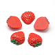 Strawberry Resin Cabochons US-CRES-R183-09-2