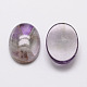 Oval Natural Amethyst Cabochons US-G-K020-25x18mm-03-2