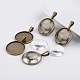 25mm Transparent Clear Domed Glass Cabochon Cover for Photo Pendant Making US-DIY-F007-13AB-FF-1