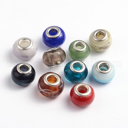 Handmade Lampwork European Beads US-LPDL-X018-M-1