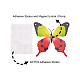 Artificial Plastic Butterfly Decorations US-DJEW-PH0002-03-3