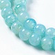 Crackle Glass Beads Strands US-CCG-L002-B-M-3
