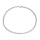 Men's 304 Stainless Steel Cuban Link Chain Necklaces US-NJEW-JN03170-01-2