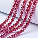 Electroplate Glass Beads Strands US-EGLA-A034-T4mm-B07-1