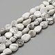 Natural Howlite Beads Strands US-G-R445-8x10-26-1