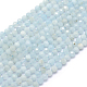 Natural Aquamarine Beads Strands US-G-E411-19D-2mm-1