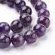 Natural Amethyst Beads Strands US-G-G099-10mm-1-3