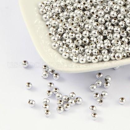 Plating Acrylic Beads US-PL681-1-1