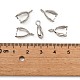 Grade AA Brass Ice Pick Pinch Bails for Pendant Making US-KK-M008-b-06P-NR-3