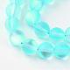 Synthetic Moonstone Beads Strands US-G-R375-8mm-A04-1