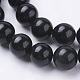 Natural Obsidian Beads Strands US-G-G099-10mm-24-4