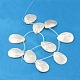 Natural White Shell Beads Strands US-SSHEL-LT-HL0021-2