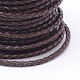 Braided Cowhide Leather Cord US-NWIR-N005-01B-4mm-3