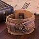 Men's Vogue Leather Cord Bracelets US-BJEW-BB15509-7