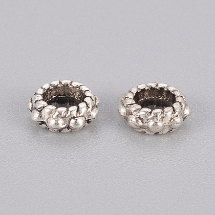 Tibetan Style Alloy Spacer Beads US-LF0569Y-1