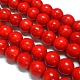 Synthetical Howlite Beads US-TURQ-G609-8mm-1