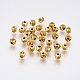 Antique Golden Tibetan Style Spacer Beads US-GLF0415Y-1