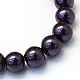Baking Painted Glass Pearl Bead Strands US-HY-Q003-3mm-20-2
