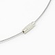 201 Stainless Steel Wire Necklace Cord US-TWIR-SW001-5-2
