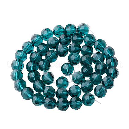 Faceted Round Imitation Austrian Crystal Bead Strands US-G-PH0004-24-1