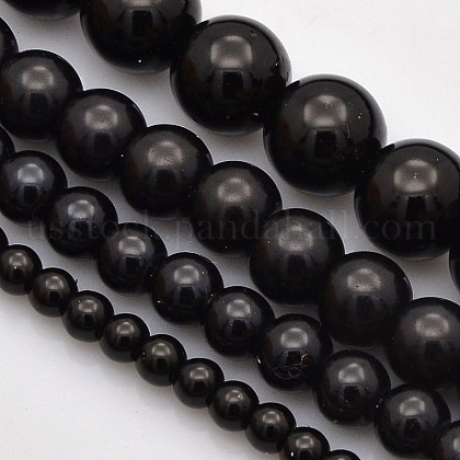 Dyed Glass Pearl Round Beads Strands US-HY-X0001-05-1