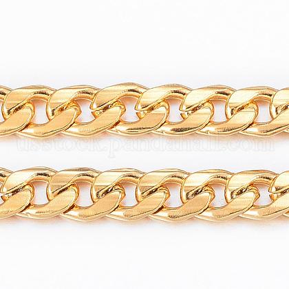 Ion Plating(IP) 304 Stainless Steel Cuban Link Chains US-CHS-H009-33G-1