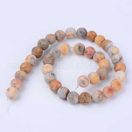 Natural Crazy Lace Agate Beads Strands&nbsp;US-X-G-Q462-8mm-12-2