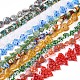 Handmade Millefiori Glass Beads Strands US-LK-F011-01-3