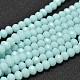 Faceted Rondelle Glass Beads Strands US-GLAA-I033-6mm-09-1