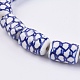 Handmade Blue and White Porcelain Beads US-PORC-G002-03-2