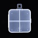 Square Polypropylene(PP) Bead Storage Container US-CON-N011-008-1