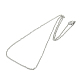Unisex Classic Plain 304 Stainless Steel Mens Womens Cable Chain Necklaces US-STAS-O037-83P-2