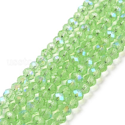 Electroplate Glass Beads Strands US-EGLA-A034-T10mm-L17-1