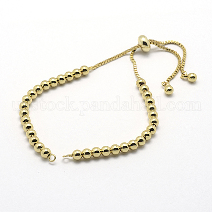 Brass Chain Bracelet Making US-KK-G284-03G-NR-1